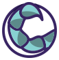 scorpio zodiac sign circular icon